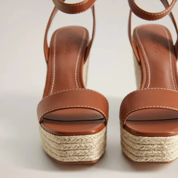 🔥Last 1🔥 Mango Wedge buckle sandals - Picture 6 of 6
